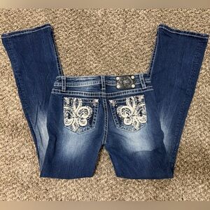 Miss Me Dark Blue Boot Cut Jeans women’s size 30